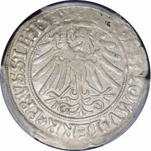 Žigmund I. Starý, Grosz 1535, Toruň - s čiapkou a korunou