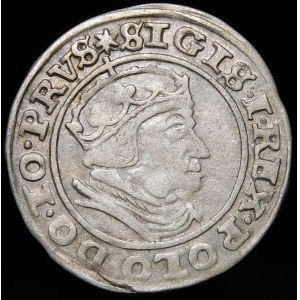 Sigismund I the Old, 1540 penny, Gdansk - PRVS