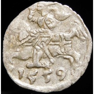 Zygmunt II August, Denar 1559, Wilno