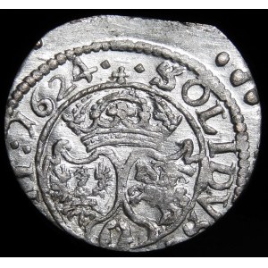 Sigismund III Vasa, 1624 Shelrogue, Vilnius - 2xdate - rare