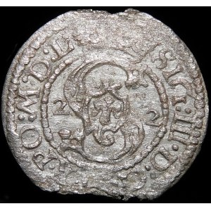 Zygmunt III Waza, Szeląg 1622, Wilno - rzadszy