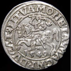 Sigismund II Augustus, Half-penny 1549, Vilnius - 10 Pogon, LI/LITVA