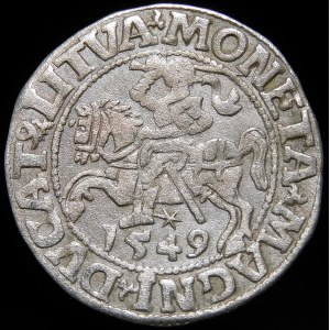 Sigismund II Augustus, Half-penny 1549, Vilnius - 10 Pogon, LI/LITVA