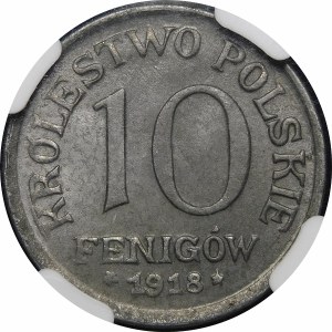 10 fenigs 1918, Ex. KAROLKIEWICZ