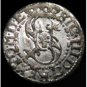 Sigismund III Vasa, 1618 Shelly, Riga - large crown
