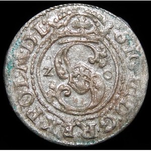 Sigismund III Vasa, 1620 Shelrogue, Riga - date next to monogram - rare