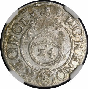Sigismund III Vasa, Half-track 1617, Bydgoszcz - Saxon in oval - beautiful