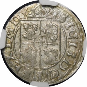 Sigismund III Vasa, Half-track 1617, Bydgoszcz - Saxon in oval - beautiful