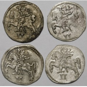 Sigismund II Augustus, Dvudenary, Vilnius - set (pcs. 4)