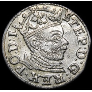 Stefan Batory, Trojak 1583, Riga