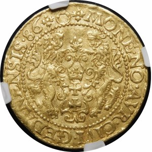 Stefan Batory, Ducat 1586, Gdaňsk