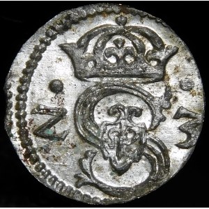 Zikmund III Vasa, denár 1623, Łobżenica - krásný