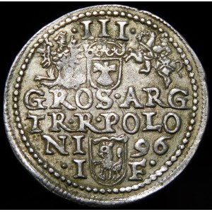 Zikmund III Vasa, Trojak 1596, Olkusz - POLSKO