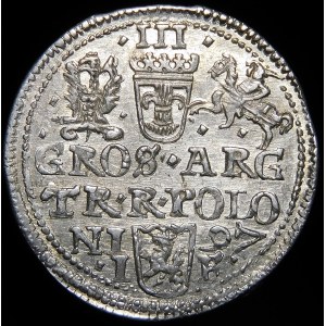 Sigismund III Vasa, Troy 1597, Olkusz - Portrait from 1596