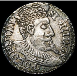 Sigismund III Vasa, Trojak 1598, Olkusz - large bust, POLONI - undescribed