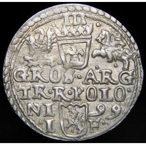Sigismund III Vasa, Troika 1599, Olkusz portrait from 1598, G-R POLON