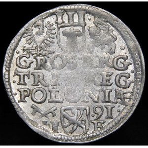 Sigismund III Vasa, Trojak 1591, Poznań