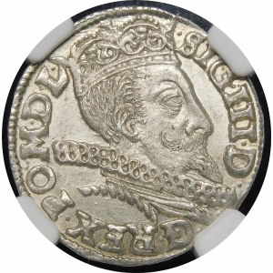 Sigismund III Vasa, Trojak 1597, Bydgoszcz - without bow - beautiful