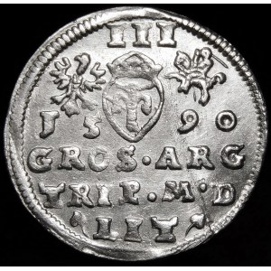 Sigismund III Vasa, Troika 1590, Vilnius - Leliwa under the bust