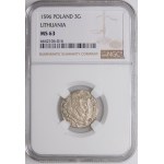 Sigismund III Vasa, Troika 1596, Vilnius - rarer and more beautiful