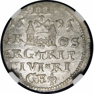 Sigismund III Vasa, Troika 1595, Riga - LIV - variant
