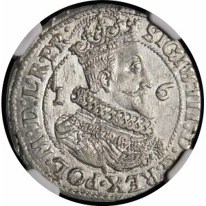 Sigismund III Vasa, Ort 1624/3, Gdansk - pierced date