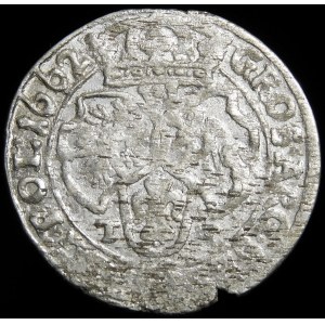 John II Casimir, Sixpence 1662 TT, Bydgoszcz - with borders - rarer