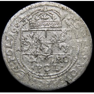 John II Casimir, Tymf 1664 AT, Krakow - SERVAT and METALO errors - rare
