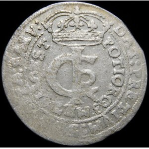 John II Casimir, Tymf 1665 AT, Krakow - SALV - rarer