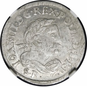 John III Sobieski, Sixpence 1684 SP, Bydgoszcz - beautiful, rare and illustrated