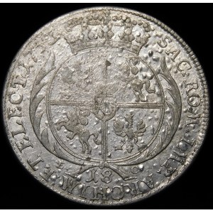 August III Sas, Ort 1753 EC, Leipzig - b. rare