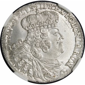 August III Sas, Ort 1755 EC, Lipsk - piękny