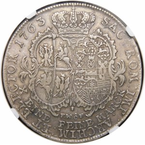 August III Sas, Talar 1763 FWóF, Drezno