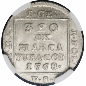 Stanisław August Poniatowski, 1 grosz srebrny 1768 FS, Warszawa