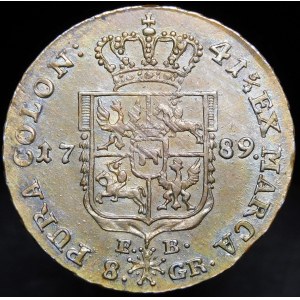 Stanislaw August Poniatowski, Two-zloty 1789 EB, Warsaw