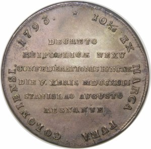Stanisław August Poniatowski, Talar targowicki 1793, Warszawa - piękny i rzadki