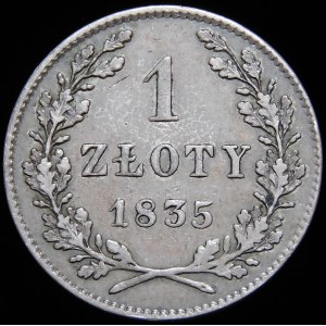 Free City of Krakow, 1 zloty 1835, Vienna