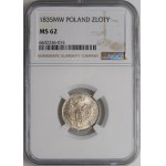 Polska, Zabór rosyjski, 15 kopiejek = 1 złoty 1835 MW, Warszawa