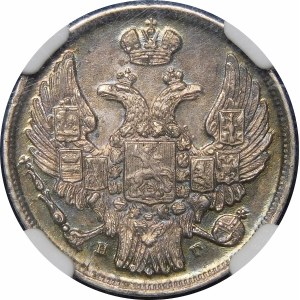 Russische Teilung, 15 Kopeken = 1 Zloty 1836 НГ, St. Petersburg