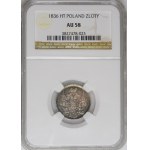 Russische Teilung, 15 Kopeken = 1 Zloty 1836 НГ, St. Petersburg