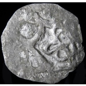Ladislaus II Jagiello, Vilnius half-penny - MAGNA REGINA