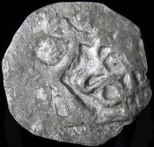 Ladislaus II Jagiello, Vilnius half-penny - MAGNA REGINA