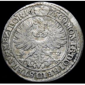 Silesia - Duchy of Olesnica, Sylvius Frederick, 15 krajcars 1675 SP, Olesnica - VX denomination error - very rare