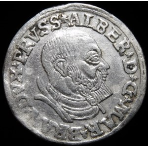 Prusy Książęce, Albrecht Hohenzollern, Trojak 1535, Królewiec