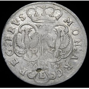 Prussia, Frederick II, Sixth of 1753 E, Königsberg - mirror 5 - rare