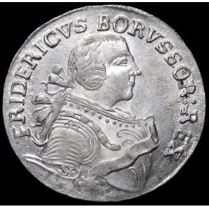 Prusy, Fryderyk II, Szóstak 1754 E, Królewiec - piękny