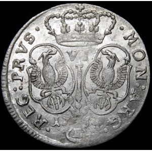 Prusy, Fryderyk II, Szóstak 1754 E, Królewiec - piękny