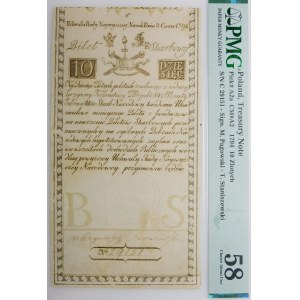 10 Zloty 1794 - ser. C - SCHÖN - Kosciuszko-Aufstand