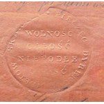 50 zloty 1794 - ser. A - filigree [D &amp; CBLAUW] - SIGNED - Kosciuszko Insurrection