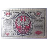 20 Polish marks 1916 - jeneral A